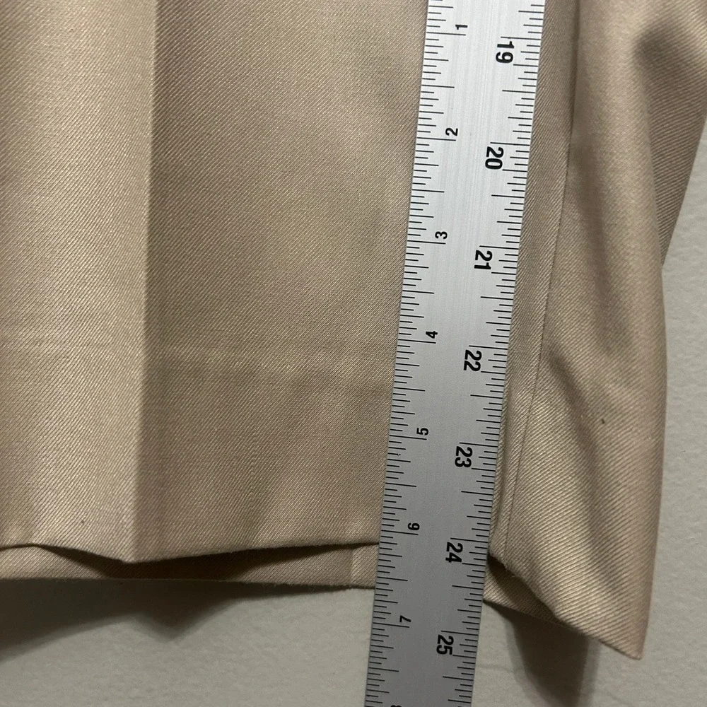Giorgio Fiorelli 2-Piece Suit Blazer 49 Tan Two-Button 40X24 Trousers Flat Front